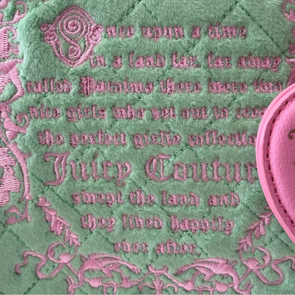 Juicy Couture Pink and Green Quilted Crossover Bag. NWT - Picture 2 of 14